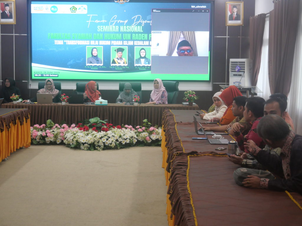 Integrasi Nilai Islam dalam Hukum Pidana Positif, Jadi Sorotan di Seminar Nasional UIN Raden Fatah